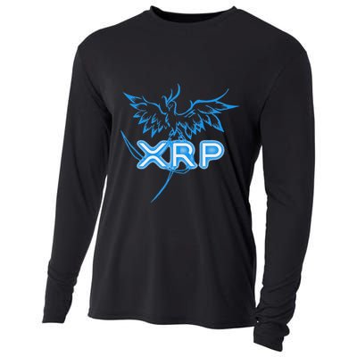 Xrp Merchandise Cryptocurrency Gift Blockchain Crypto Cooling Performance Long Sleeve Crew
