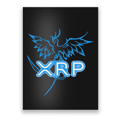 Xrp Merchandise Cryptocurrency Gift Blockchain Crypto Poster