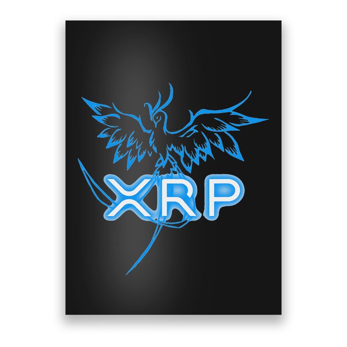 Xrp Merchandise Cryptocurrency Gift Blockchain Crypto Poster