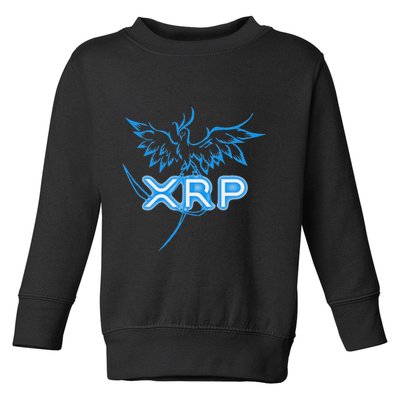 Xrp Merchandise Cryptocurrency Gift Blockchain Crypto Toddler Sweatshirt
