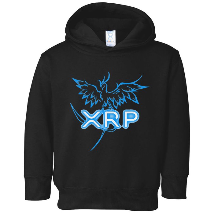 Xrp Merchandise Cryptocurrency Gift Blockchain Crypto Toddler Hoodie