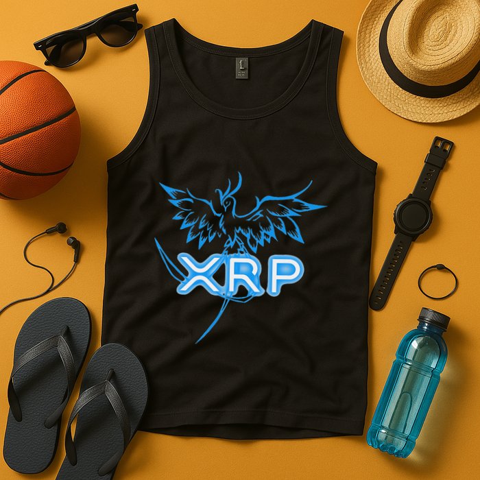 Xrp Merchandise Cryptocurrency Gift Blockchain Crypto Tank Top