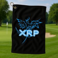 Xrp Merchandise Cryptocurrency Gift Blockchain Crypto Golf Towel
