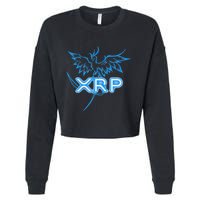 Xrp Merchandise Cryptocurrency Gift Blockchain Crypto Cropped Pullover Crew