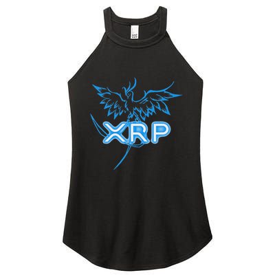 Xrp Merchandise Cryptocurrency Gift Blockchain Crypto Women's Perfect Tri Rocker Tank