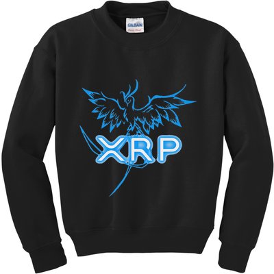 Xrp Merchandise Cryptocurrency Gift Blockchain Crypto Kids Sweatshirt