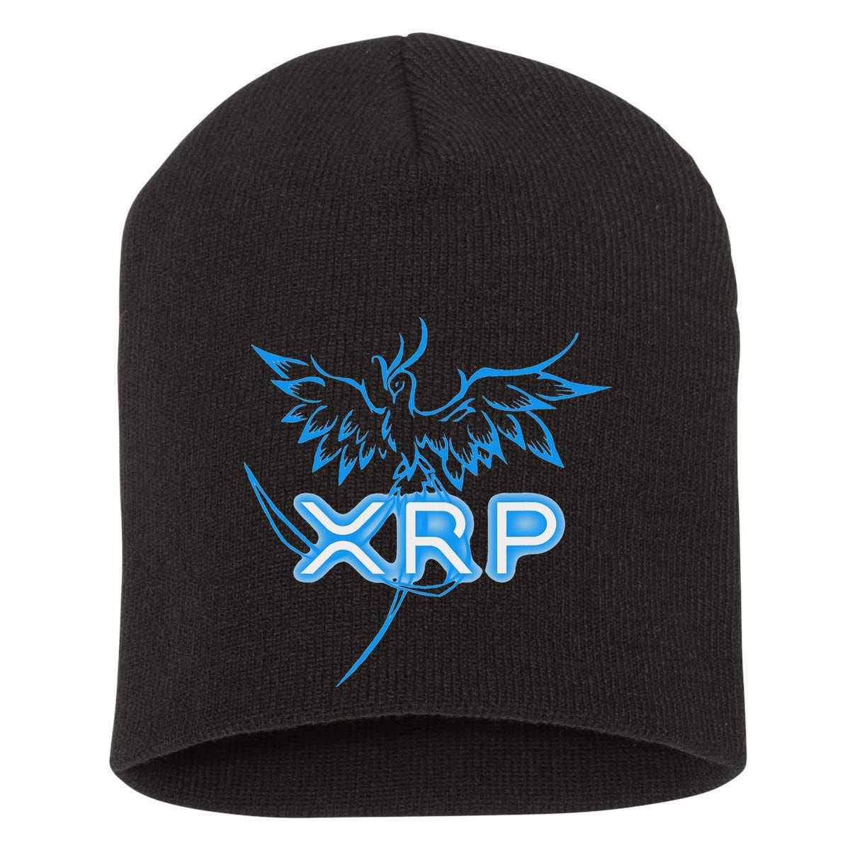 Xrp Merchandise Cryptocurrency Gift Blockchain Crypto Short Acrylic Beanie