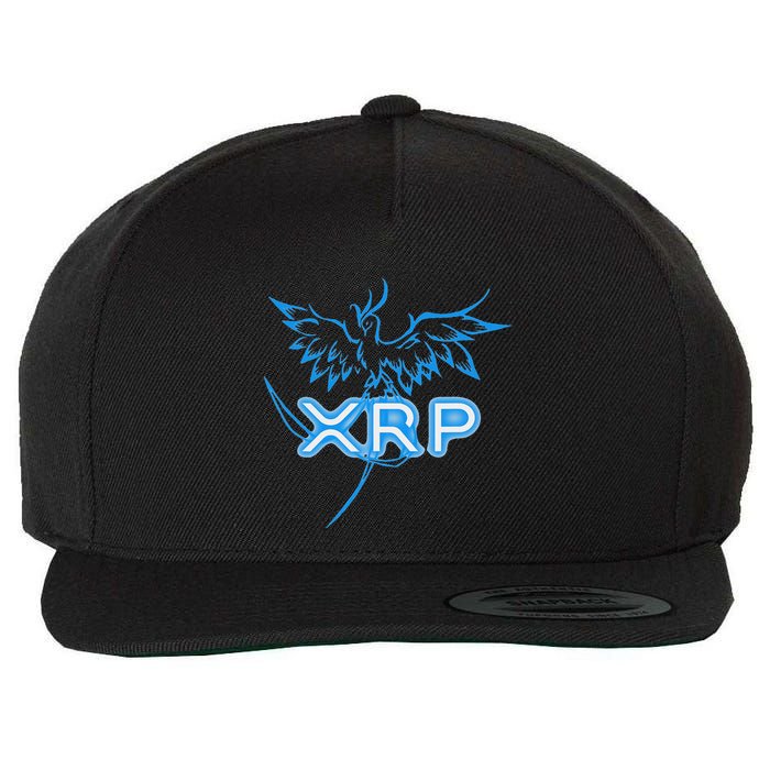 Xrp Merchandise Cryptocurrency Gift Blockchain Crypto Wool Snapback Cap