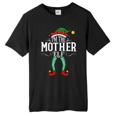 Xmas Mother Elf Matching Family Christmas Pjs Gift Tall Fusion ChromaSoft Performance T-Shirt