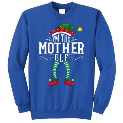 Xmas Mother Elf Matching Family Christmas Pjs Gift Sweatshirt