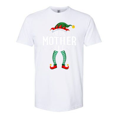 Xmas Mother Elf Matching Family Christmas Pjs Gift Softstyle CVC T-Shirt