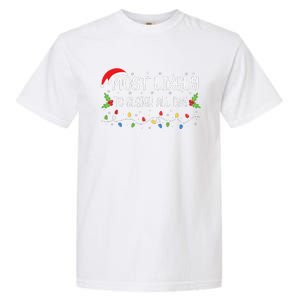 Xmas Most Likely To Sleigh All Day Funny Cute Christmas Garment-Dyed Heavyweight T-Shirt