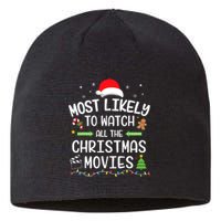 Xmas Most Likely Watch All Christmas Movies Matching Family Sustainable Beanie