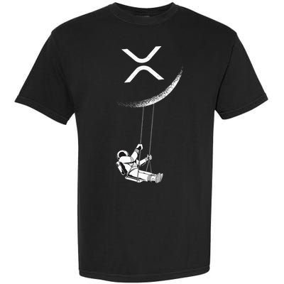 Xrp Moon Merch Cryptocurrency Crypto Currency Merchandise Garment-Dyed Heavyweight T-Shirt