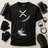 Xrp Moon Merch Cryptocurrency Crypto Currency Merchandise Cooling Performance Crew T-Shirt