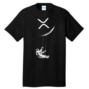 Xrp Moon Merch Cryptocurrency Crypto Currency Merchandise Tall T-Shirt