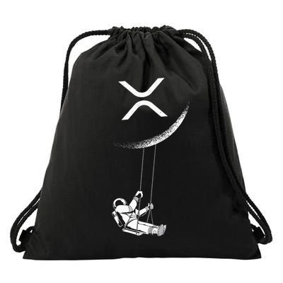 Xrp Moon Merch Cryptocurrency Crypto Currency Merchandise Drawstring Bag