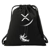 Xrp Moon Merch Cryptocurrency Crypto Currency Merchandise Drawstring Bag