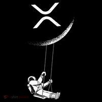 Xrp Moon Merch Cryptocurrency Crypto Currency Merchandise Tall Sweatshirt