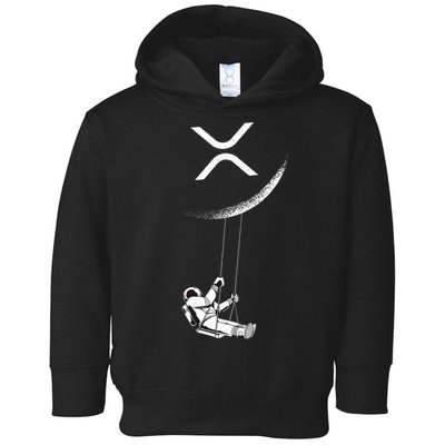 Xrp Moon Merch Cryptocurrency Crypto Currency Merchandise Toddler Hoodie