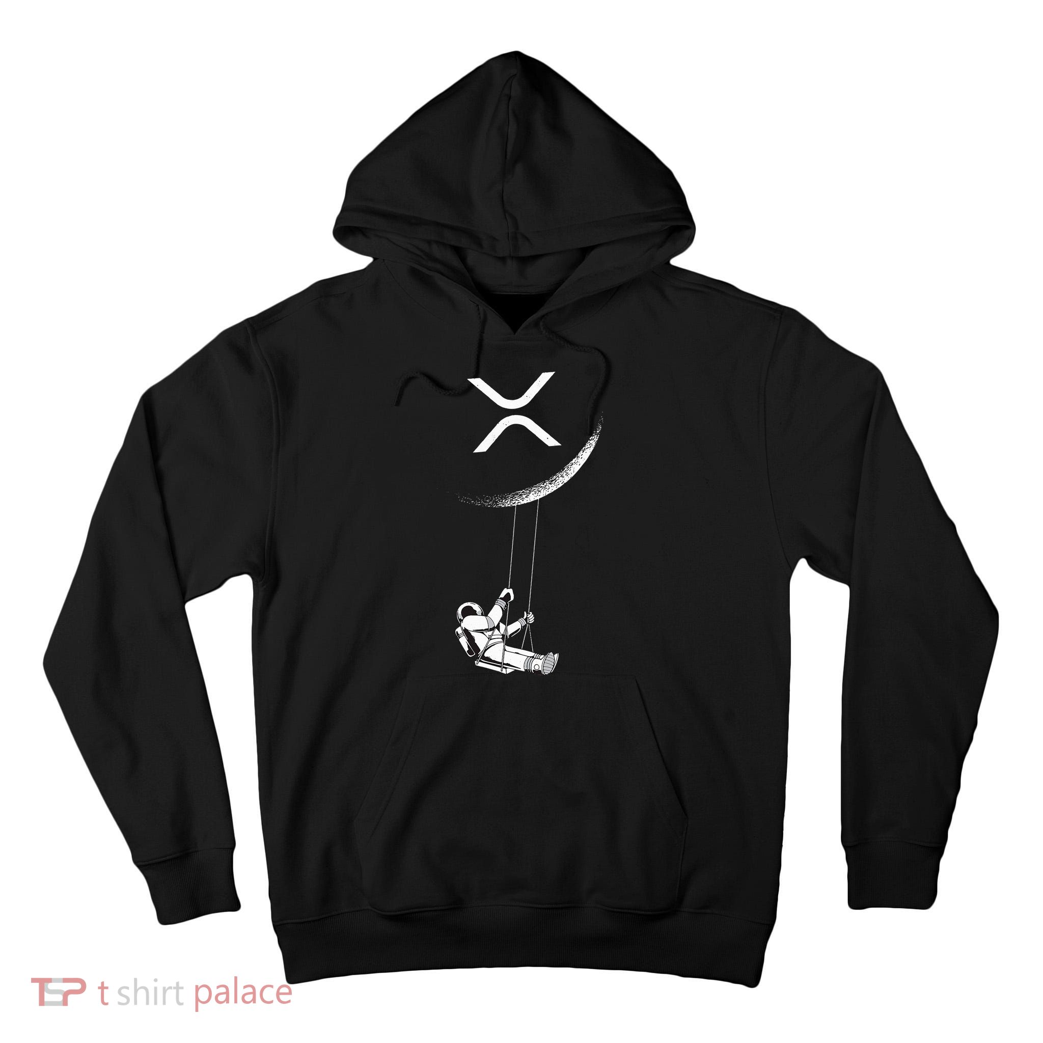 Xrp Moon Merch Cryptocurrency Crypto Currency Merchandise Tall Hoodie