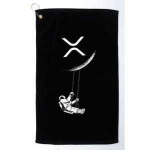 Xrp Moon Merch Cryptocurrency Crypto Currency Merchandise Platinum Collection Golf Towel