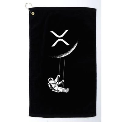 Xrp Moon Merch Cryptocurrency Crypto Currency Merchandise Platinum Collection Golf Towel