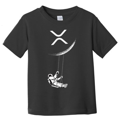 Xrp Moon Merch Cryptocurrency Crypto Currency Merchandise Toddler T-Shirt