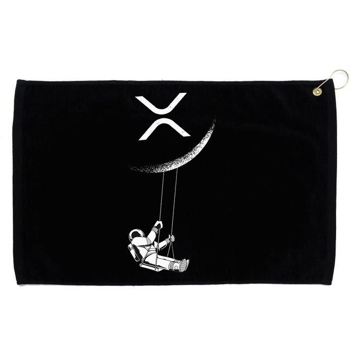 Xrp Moon Merch Cryptocurrency Crypto Currency Merchandise Grommeted Golf Towel