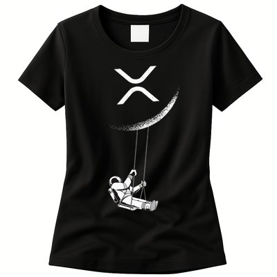 Xrp Moon Merch Cryptocurrency Crypto Currency Merchandise Women's T-Shirt