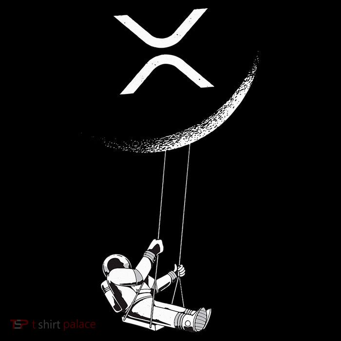 Xrp Moon Merch Cryptocurrency Crypto Currency Merchandise Womens T-Shirt