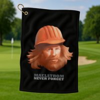 Xjosh Maelstrom Never Forget Golf Towel