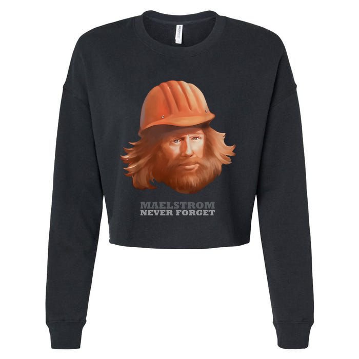 Xjosh Maelstrom Never Forget Cropped Pullover Crew