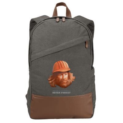 Xjosh Maelstrom Never Forget Cotton Canvas Backpack