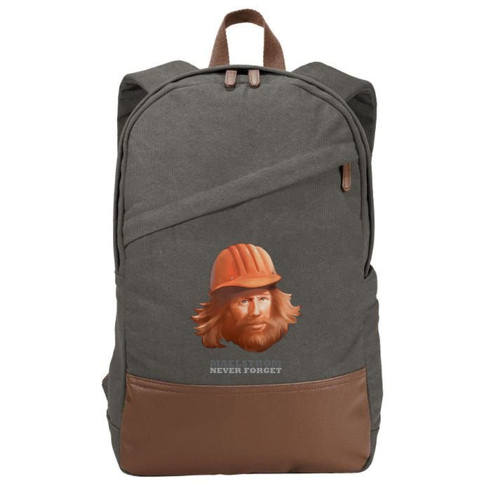 Xjosh Maelstrom Never Forget Cotton Canvas Backpack