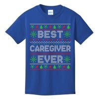 Xmas Matching Outfits For Holiday Party Best Caregiver Ever Gift Kids T-Shirt