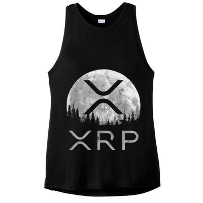 Xrp Moon Ripple Ladies PosiCharge Tri-Blend Wicking Tank