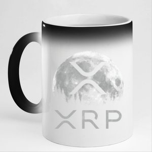 Xrp Moon Ripple 11oz Black Color Changing Mug