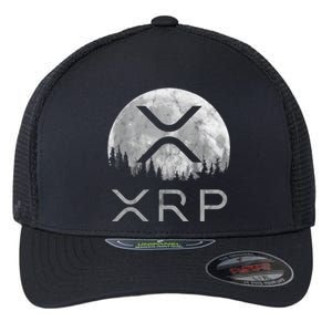 Xrp Moon Ripple Flexfit Unipanel Trucker Cap