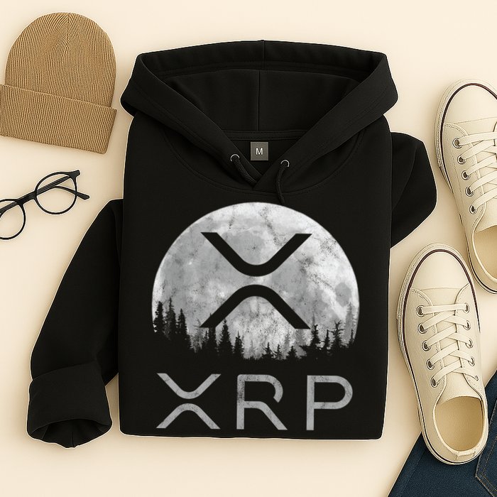 Xrp Moon Ripple Hoodie
