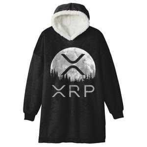 Xrp Moon Ripple Hooded Wearable Blanket