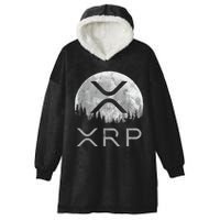 Xrp Moon Ripple Hooded Wearable Blanket