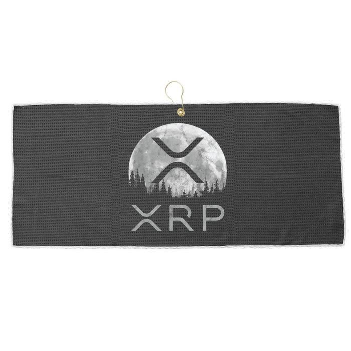 Xrp Moon Ripple Large Microfiber Waffle Golf Towel