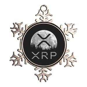 Xrp Moon Ripple Metallic Star Ornament