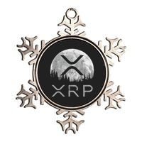 Xrp Moon Ripple Metallic Star Ornament