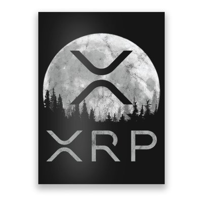 Xrp Moon Ripple Poster