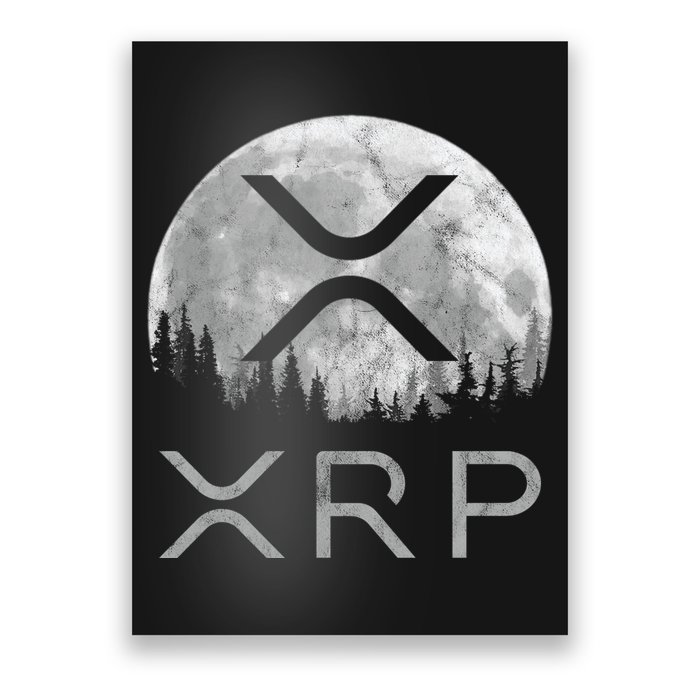 Xrp Moon Ripple Poster
