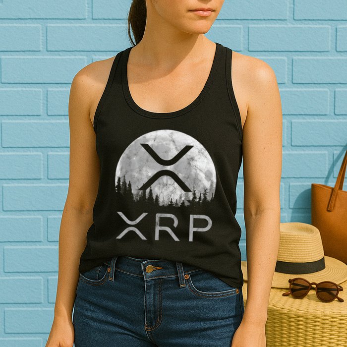 Xrp Moon Ripple Womens Tank Top