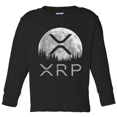 Xrp Moon Ripple Toddler Long Sleeve Shirt