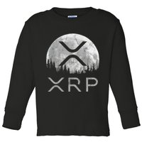 Xrp Moon Ripple Toddler Long Sleeve Shirt